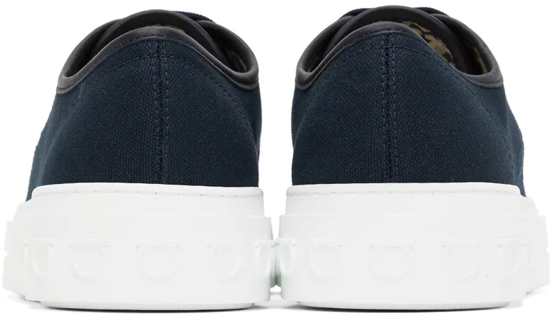Salvatore Ferragamo Navy Recycled Cotton (751461 020709005)