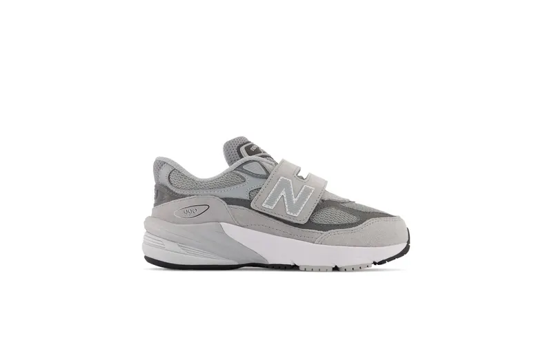 New Balance FuelCell 990v6 Hook and Loop Grey Silver (PV990GL6)