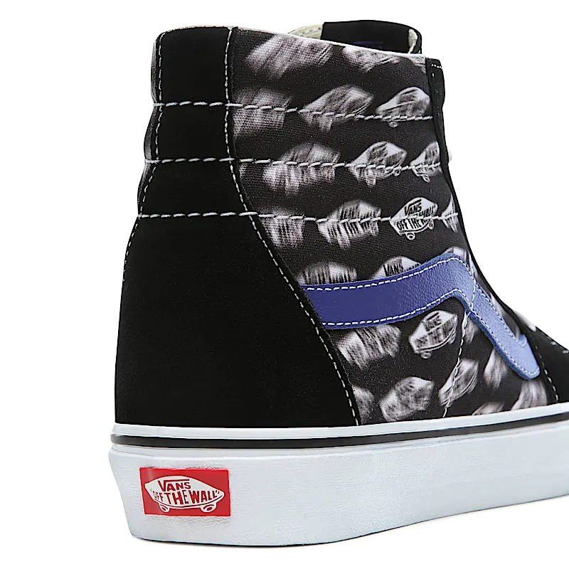 Vans Sk8-Hi ‘Blur Boards’ Black/Royal Blue (VN0A4BV6T2N)