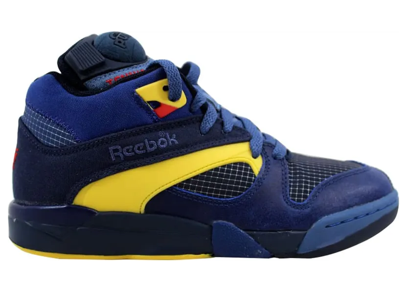 Reebok Court Victory Pump Navy/Club Blue-Yellow Navy/Club Blue-Yellow (Other Brands Reebok)
