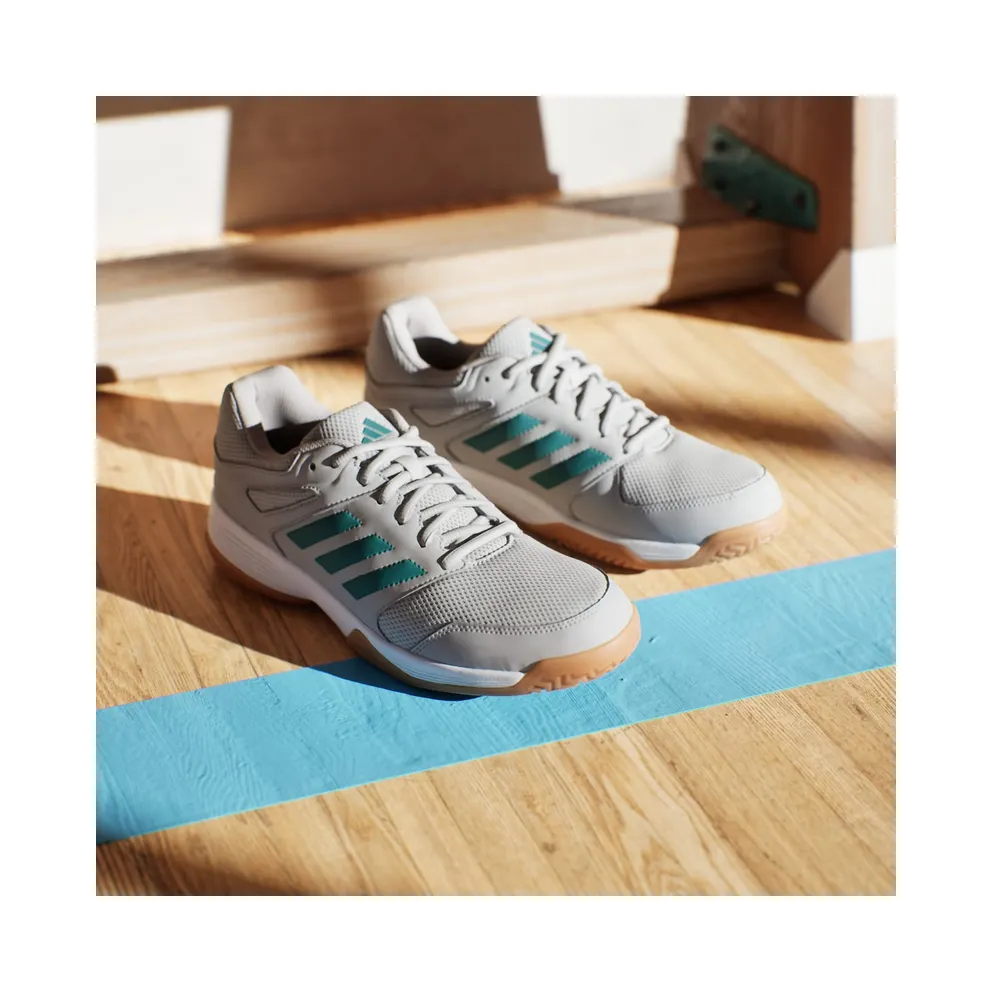 Adidas Speedcourt Indoor Grey Two / Equipment Green / Cloud White (KK2069)