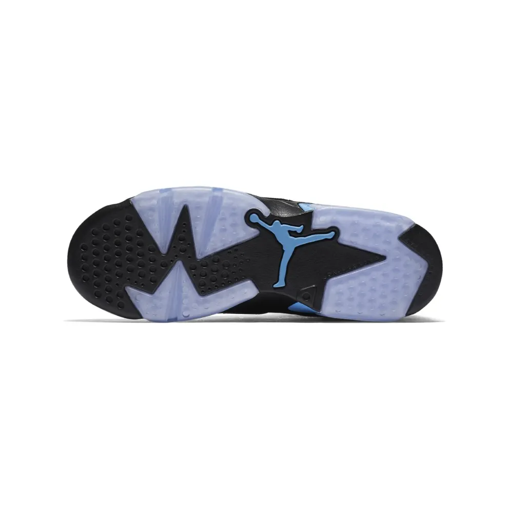 Jordan 6 Retro UNC (GS) Black/University Blue (384665-006)