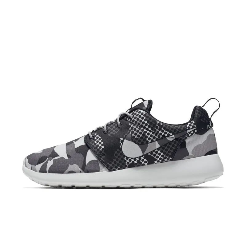 Nike Roshe One Print Camo White Black White/Black-Dark Grey-Wolf Grey (655206-100)