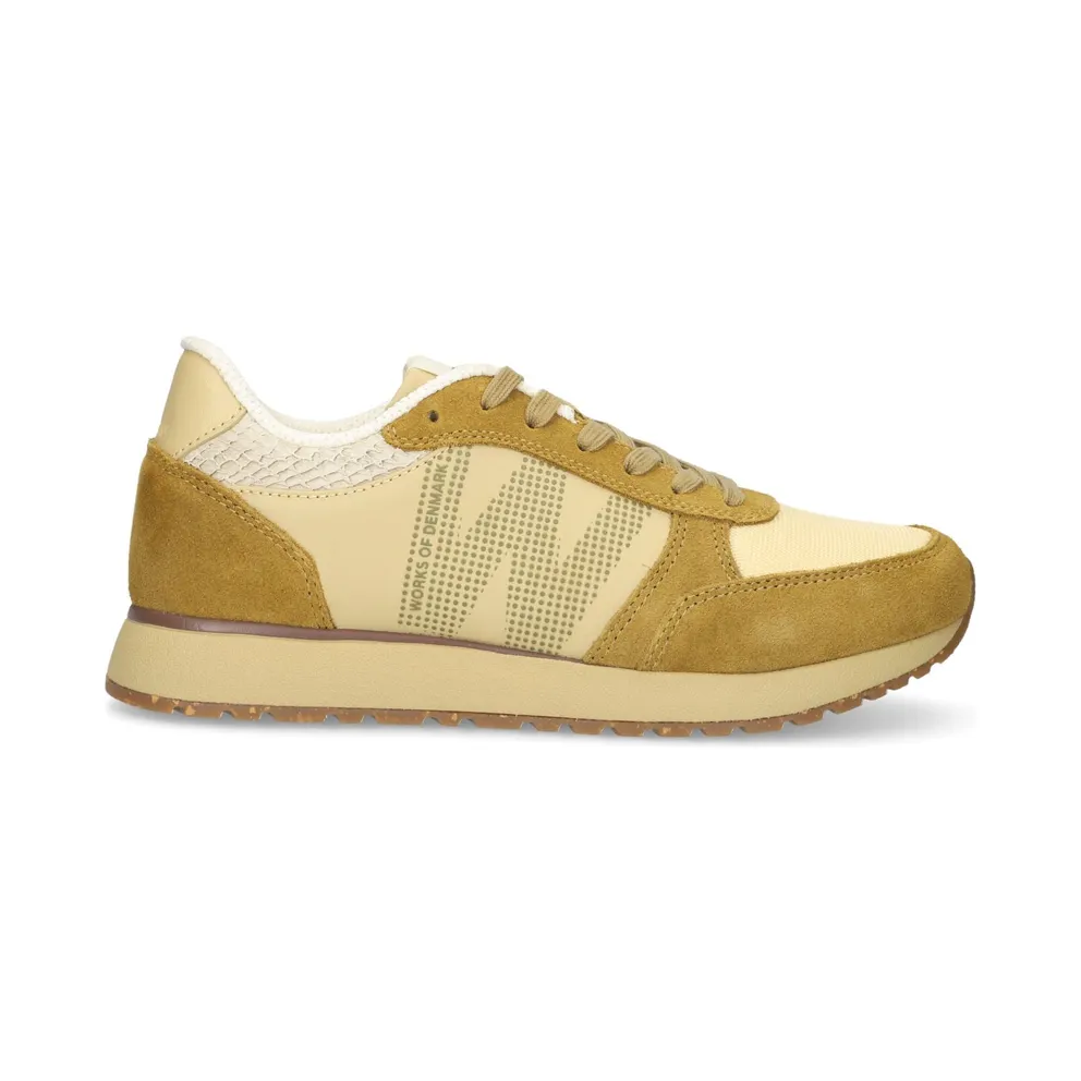 Woden sneaker Beige / Green (WL740-542)