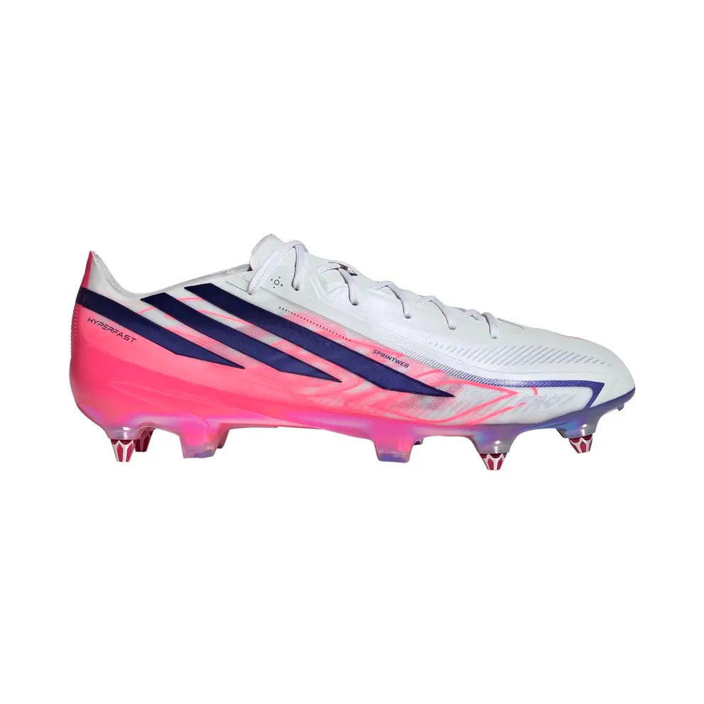 adidas F50 Hyperfast Elite Soft Ground Football Boots “Cloud White / Solar Purple / Solar Turbo” (KJ6084)