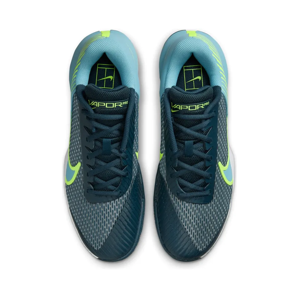 Nike Court Air Zoom Vapor Pro 2 Clay Armory Navy Volt Denim Turquoise (DV2020-400)