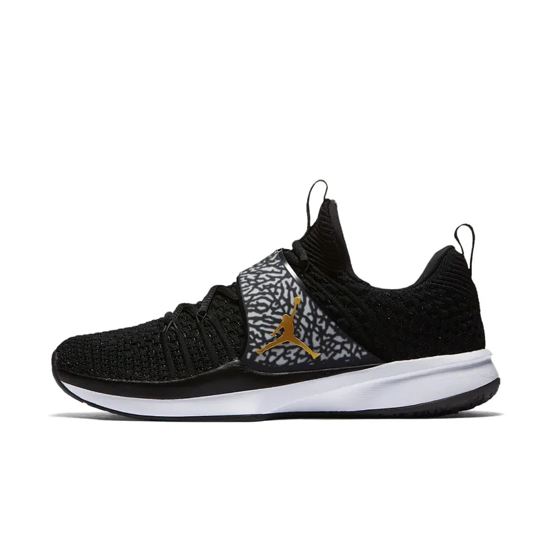 Jordan Trainer 2 Flyknit Black Metallic Gold Black/Metallic Gold-White (921210-021)