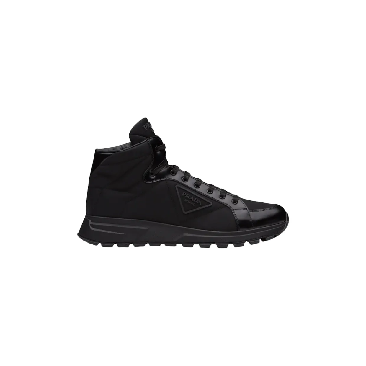 Prada PRAX 01 High Top Re-Nylon and Brushed Leather Black (4T3592_3LF5_F0002)