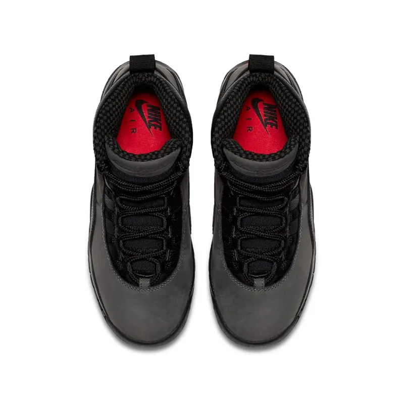 Jordan 10 Retro Shadow 2018 (GS) Dark Shadow/True Red-Black (310806-002)