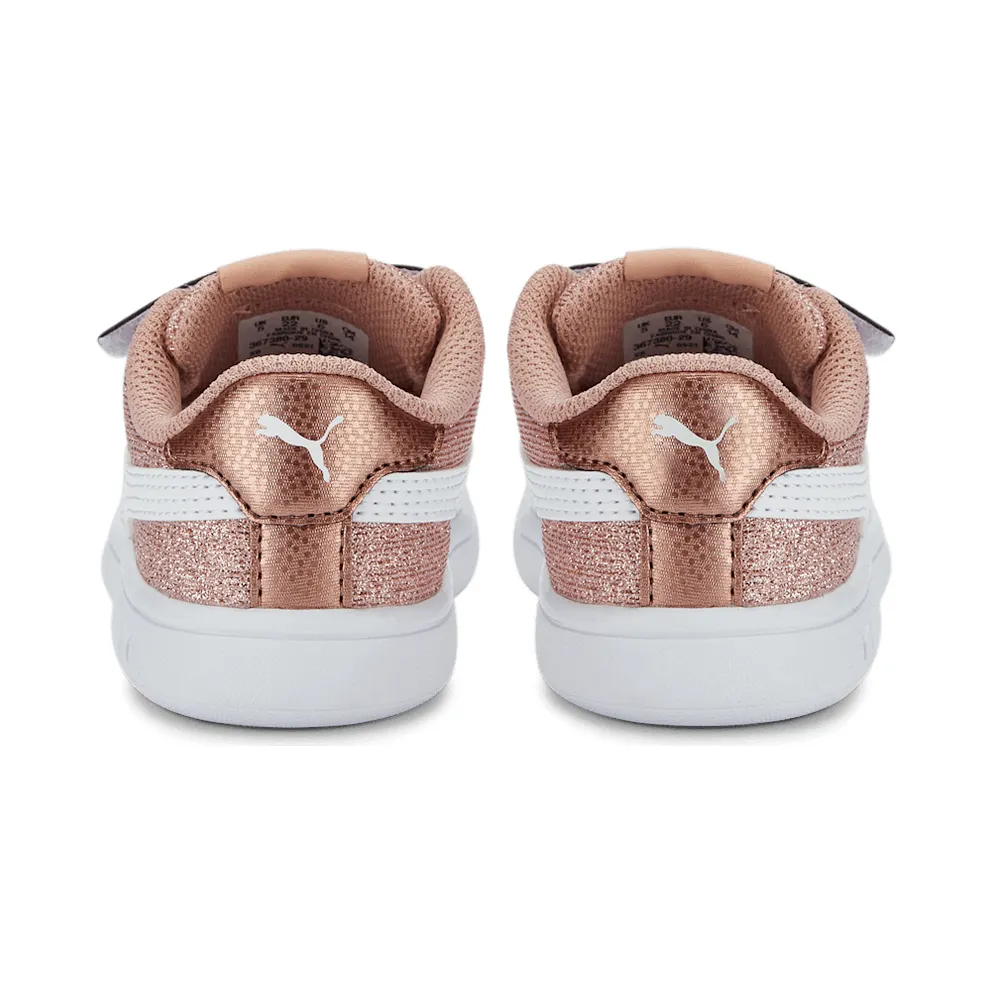 Puma Smash v2 Glitz Glam Pink/White/Gold (36738029)