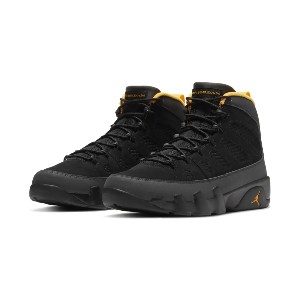 Jordan 9 Retro Dark Charcoal University Gold Black/Dark Charcoal-University Gold (CT8019-070)