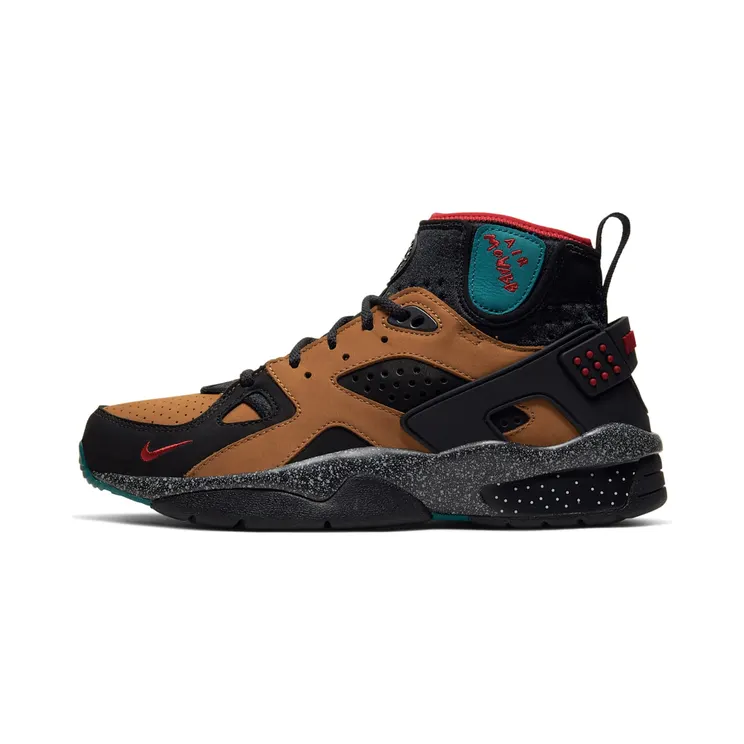 Nike x Olivia Kim Air Mowabb No Cover “Black / Light British Tan / Geode Teal / Gym Red” (CK3312-001)