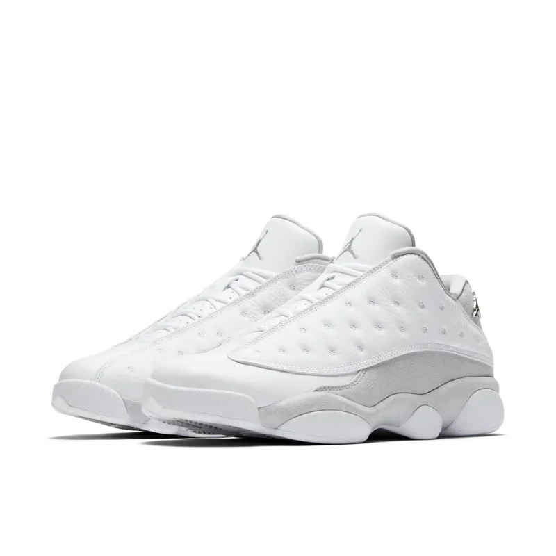 Jordan 13 Retro Low Pure Platinum White/Metallic Silver (310810-100)