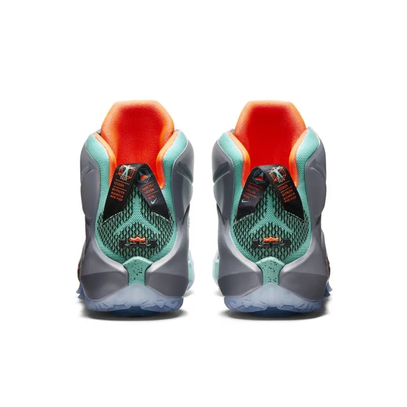 Nike LeBron 12 NSRL Hyper Turquoise/Black-Metallic Cool Grey-Hyper Crimson (684593-301)