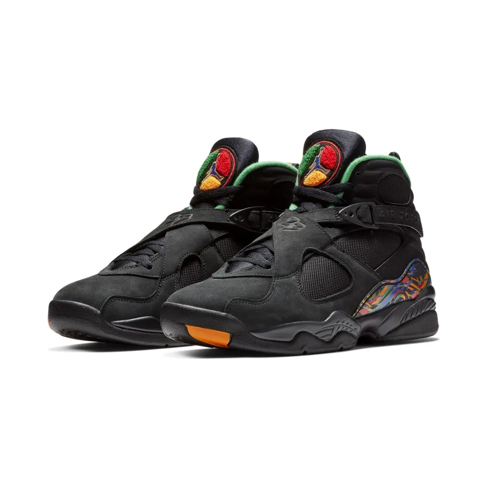 Jordan 8 Retro Tinker Air Raid Black/Light Concord-Aloe Green (305381-004)