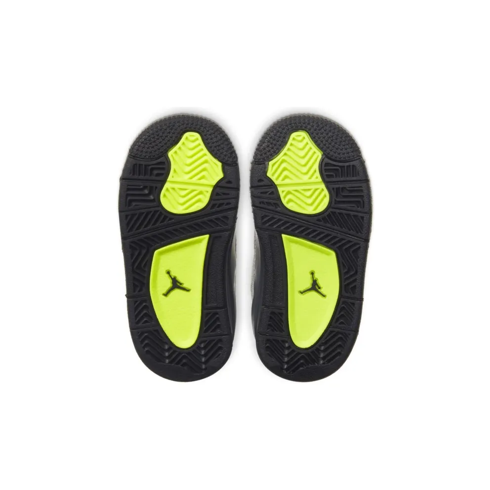 Jordan 4 Retro SE 95 Neon (TD) Cool Grey/Volt-Wolf Grey-Anthracite (CT5345-007)
