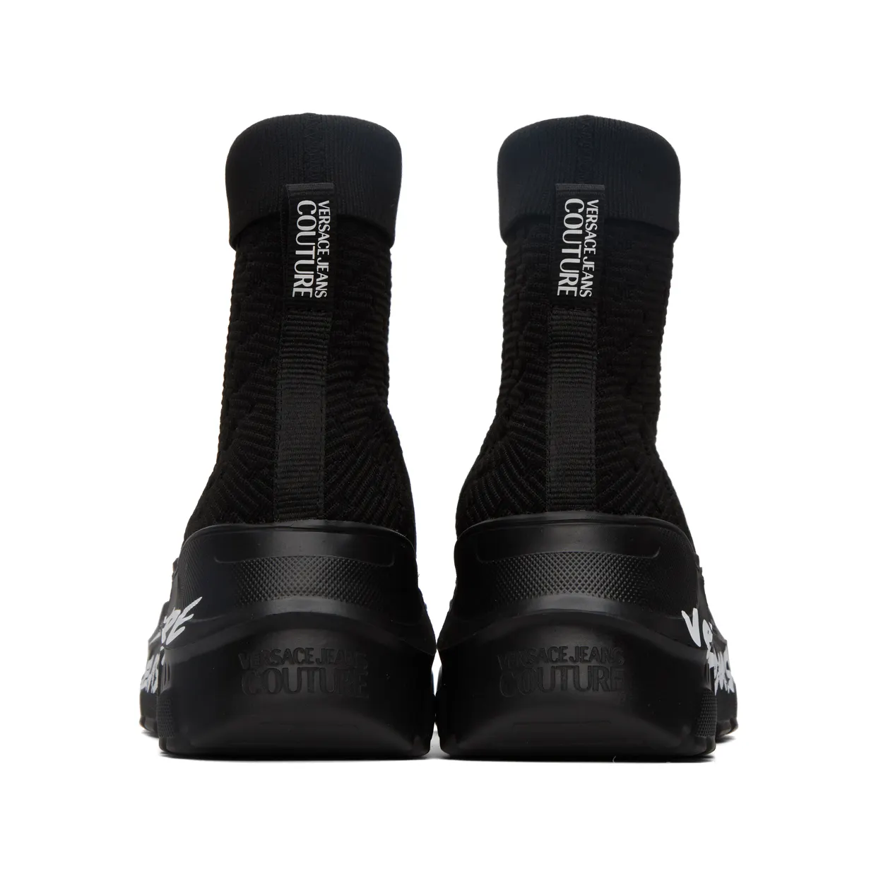 Versace Jeans Couture Black Speedtrack Sneakers (E73VA3SCAEZS016) (2)