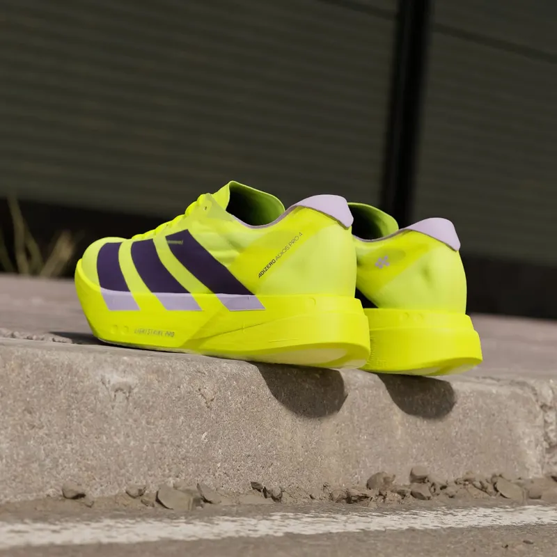 Adidas Adizero Adios Pro 4 Solar Yellow / Aurora Plum / Powder Plum (JP6623)