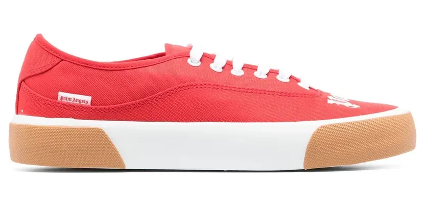 Palm Angels met logoprint “Red” (PMIN001S23FAB0012501)