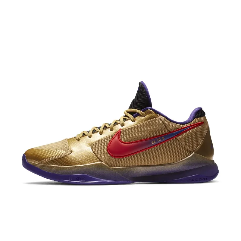 Nike Kobe 5 Protro Undefeated Hall of Fame (2021) – “Metallic Gold / Field Purple / Multi-color” (DA6809-700)