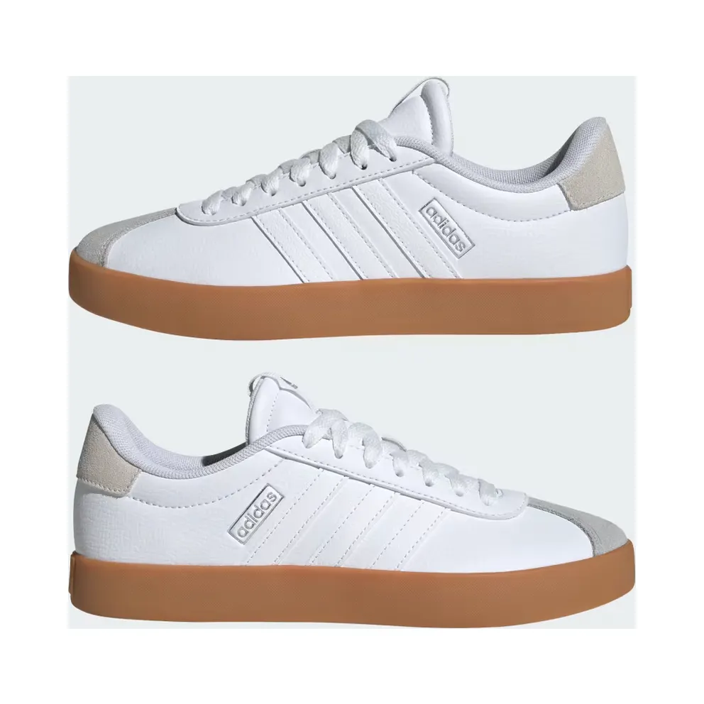 adidas VL Court 3.0 “Cloud White / Cloud White / Silver Metallic” (JR8660)