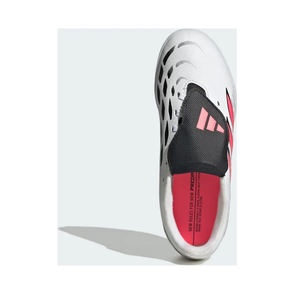 adidas Predator Club Fold-over Tongue Sala Indoor Football Boots Kids “Cloud White / Solar Turbo / Core Black” (KJ6739)