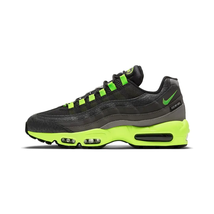 Nike Air Max 95 “Black / Medium Ash / Dark Pewter / Volt” (DJ4627-001)