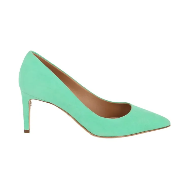 Ferragamo Ilary Pointed-Toe Pumps Green (01D160-751828-1C)