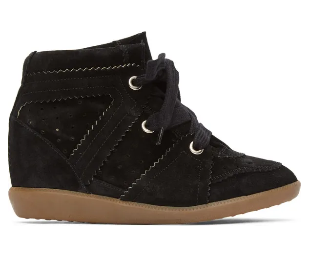 Isabel Marant Black Bobby Sneakers (00MBK0003-00M102S)