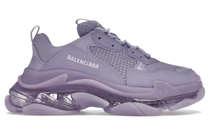 Balenciaga Triple S Clear Sole Purple (W) (544351W2GA15890)