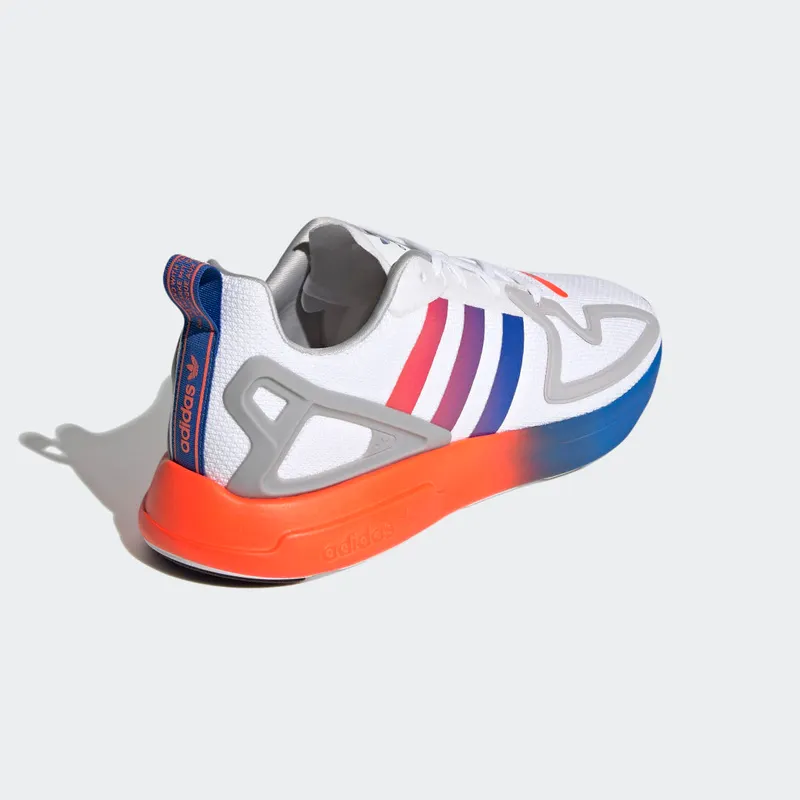 Adidas ZX 2K Flux Cloud White / Core Black / Blue (FX2044)