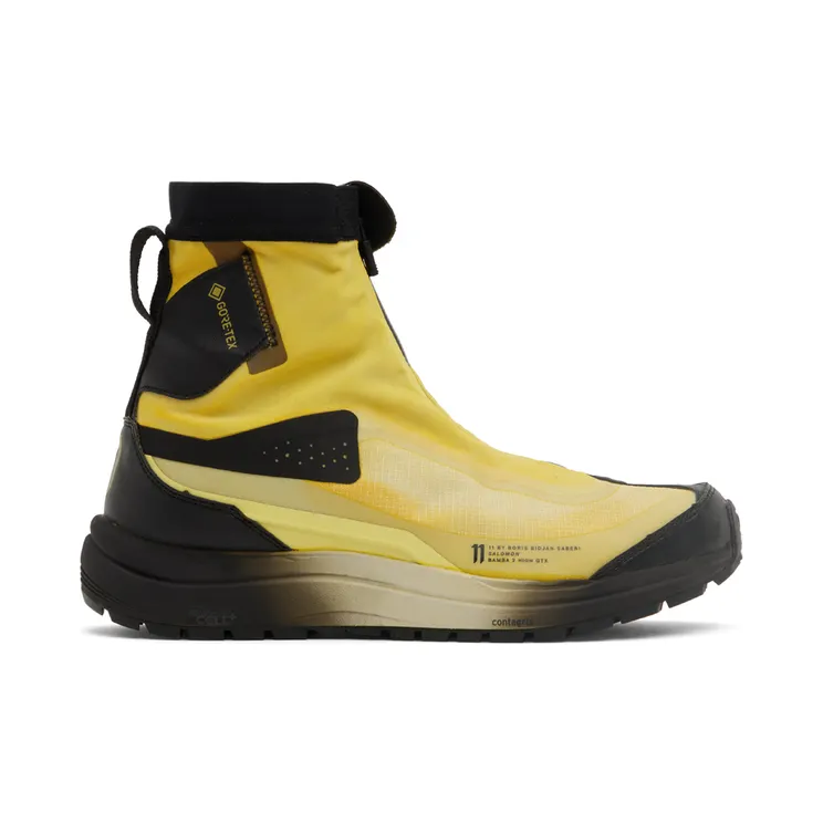 11 by Boris Bidjan Saberi Yellow Salomon Edition Bamba 2 High Sneakers (230 11xS)