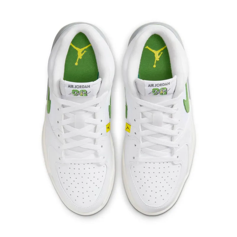 Jordan Stadium 90 White Sail Lightning Chlorophyll (HF4984-100)