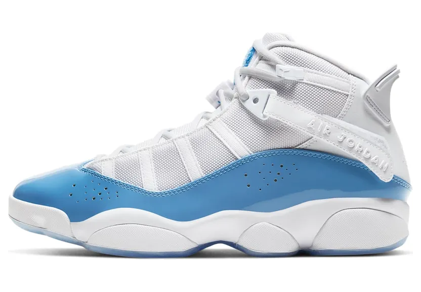 Jordan 6 Rings ‘UNC’ White/Valor Blue/Ice-White (CW7037-100)