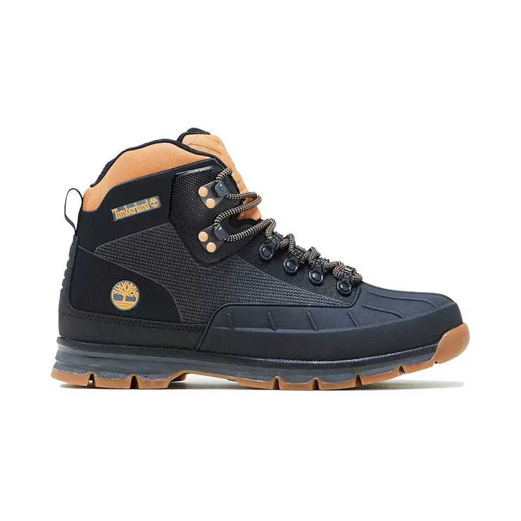 Timberland Euro Hiker Shell Jacquard Boot Black Wheat (TB0A1QJ2-015)
