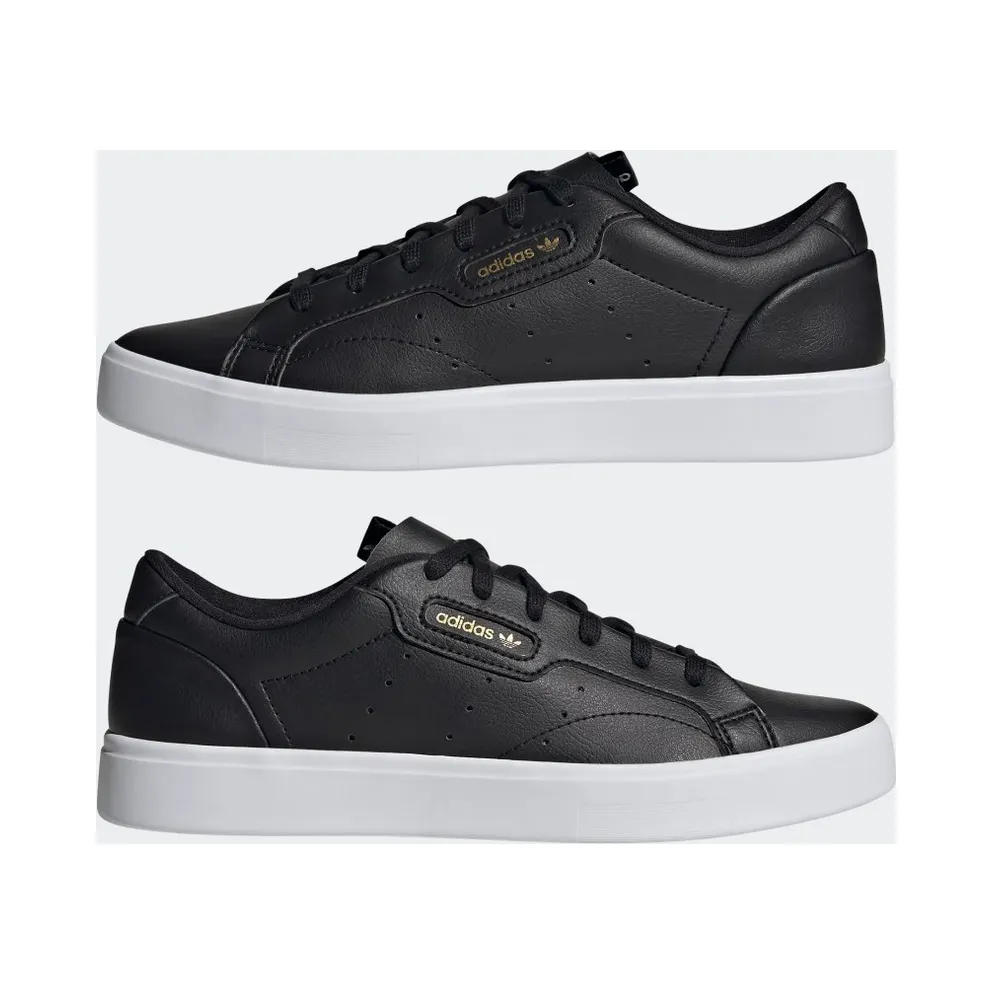 adidas Sleek Core Black / Gold Metallic / Crystal White (H05181)