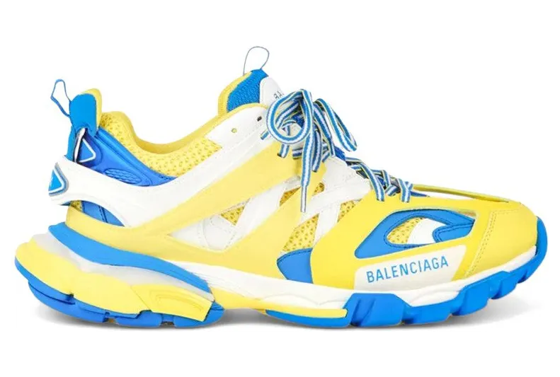 Balenciaga Track LED Yellow Blue (555036 W3AD3 7049)
