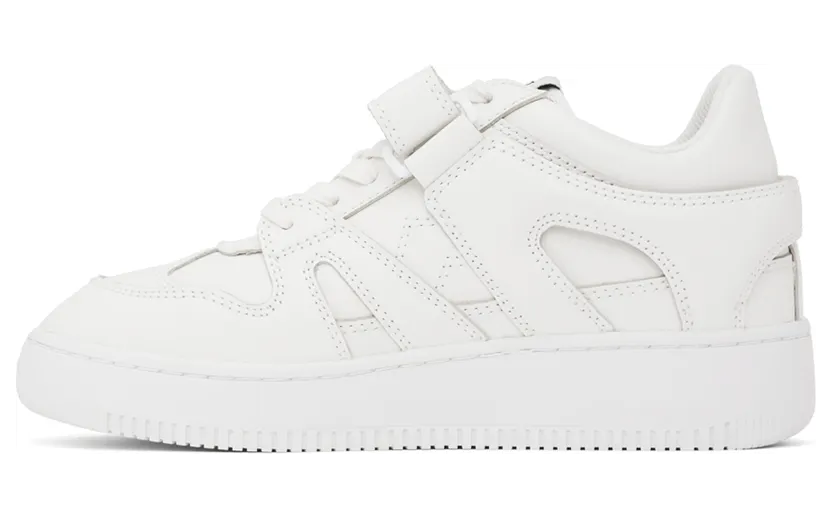 Isabel Marant White Baps Sneakers (00MBK0612-00M033S) (3)