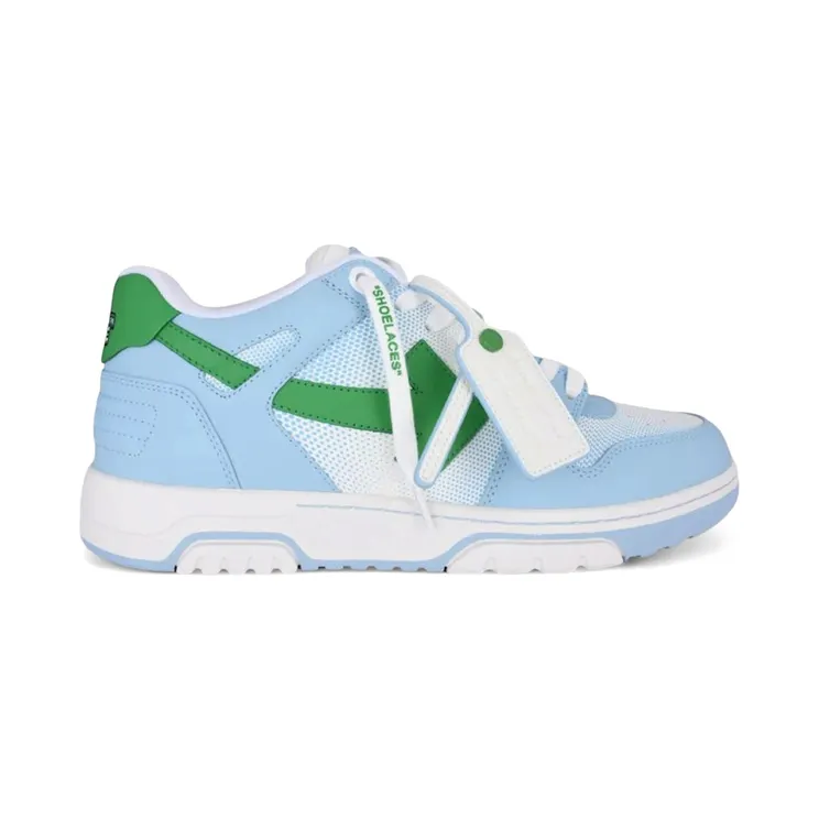 OFF-WHITE Out Of Office OOO Low Tops Blue Green Gradient (OMIA189S26LEA00A4155)