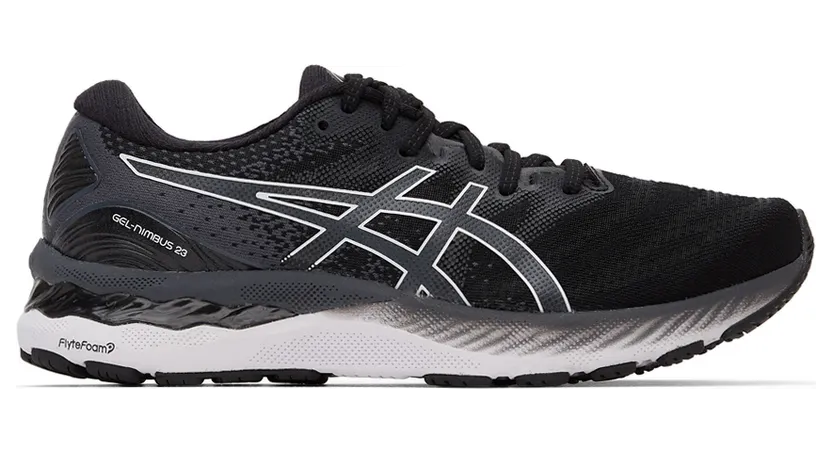 Asics Black & White Gel-Nimbus 23 Sneakers (1011B004)