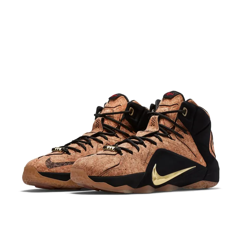 Nike LeBron 12 EXT Cork Hazelnut/Metallic Gold-Black (768829-100)