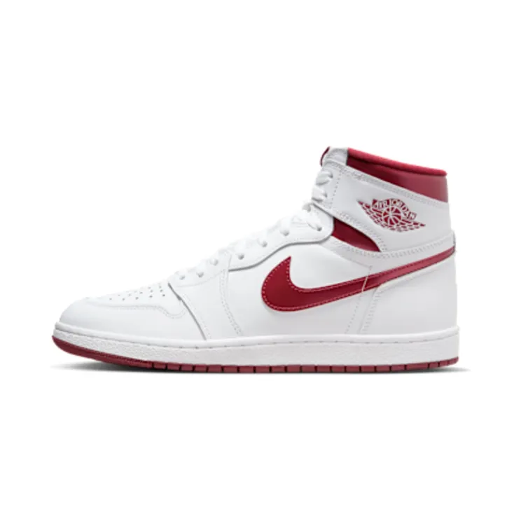 Air Jordan 1 High ’85 Metallic Burgundy “White / Team Red” (BQ4422-161)