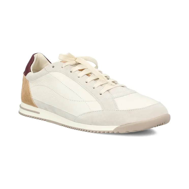 Brunello Cucinelli Panelled Lace-up “Neutrals/Brown” (MZUKOKA348 CXM48)