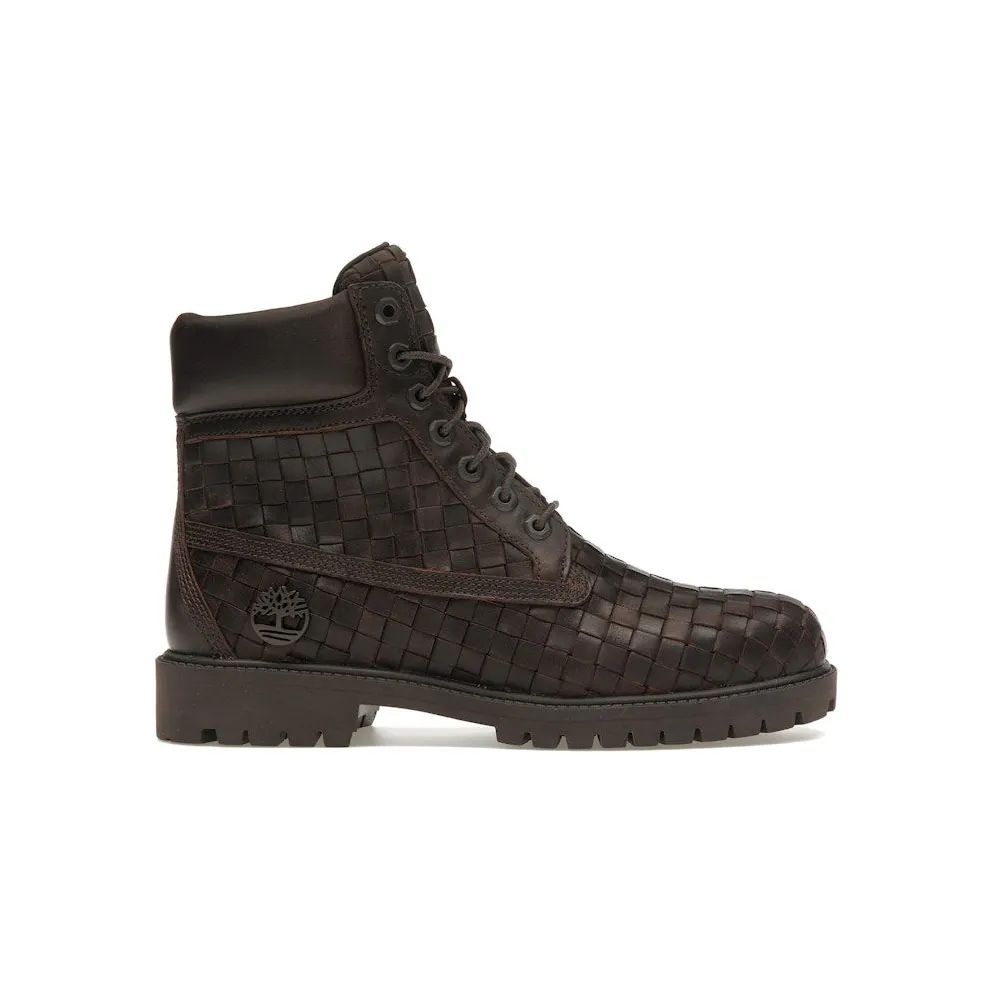 Timberland 6″ Premium Boot Woven Dark Brown (TB0A6FD6-W01)