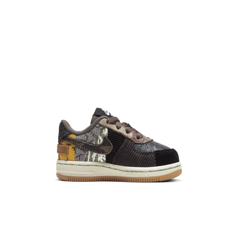 Nike Air Force 1 Low Travis Scott Cactus Jack (TD) Multi-Color/Muted Bronze-Fossil (CT0911-900)