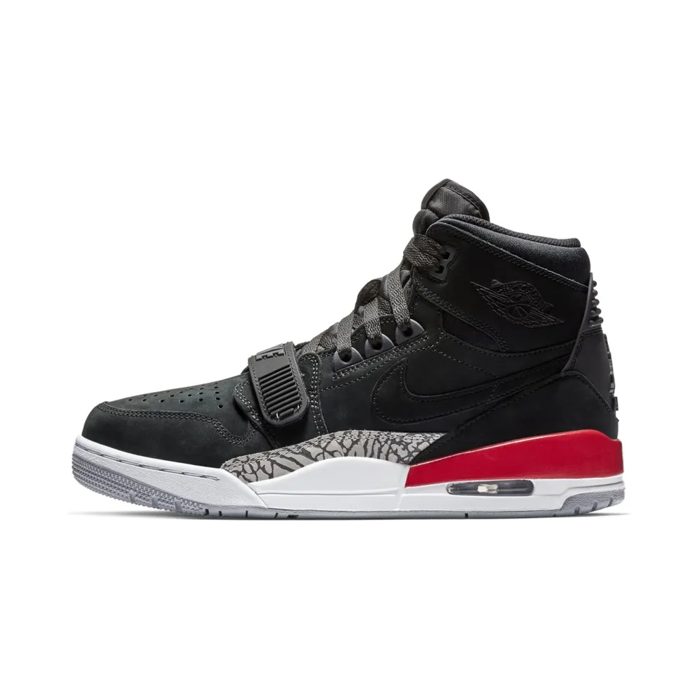Jordan Legacy 312 Black Fire Red Black/Black-Fire Red (AV3922-060)