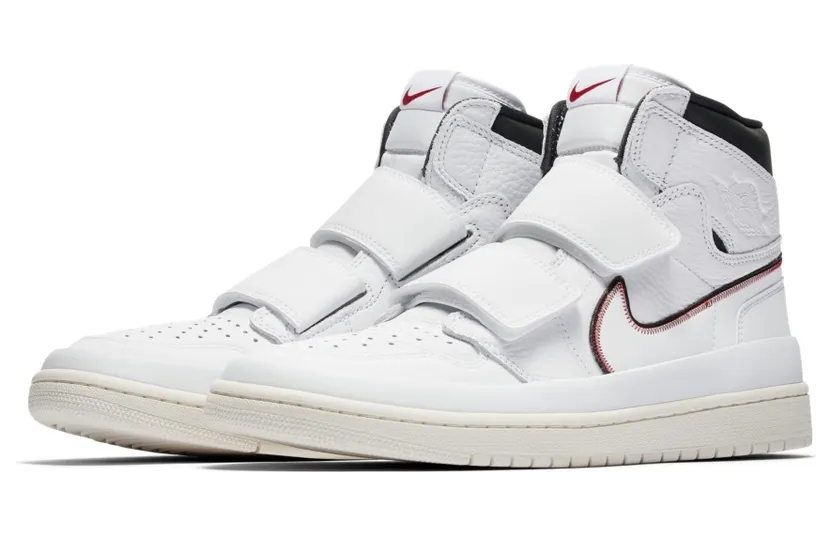 Jordan 1 Retro High Double Strap White Black Sail
