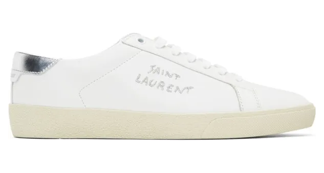 Saint Laurent White Court Classic SL/06 Sneakers (611352 00NA0)