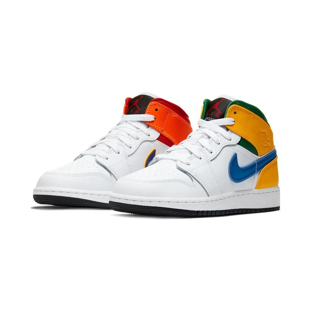 Air Jordan Jordan 1 Mid Alternate Multi-Color (GS) (2020) (554725-128)