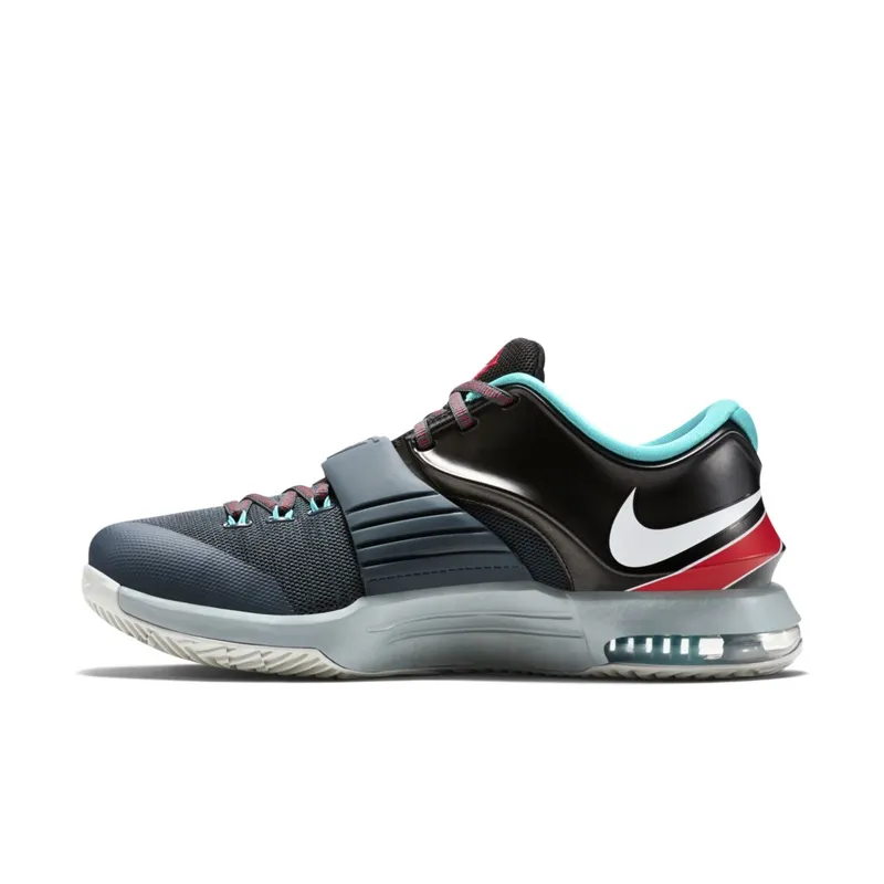 Nike KD 7 Flight Classic Charcoal/Dove Grey-Light Retro-University Red (653996-005)